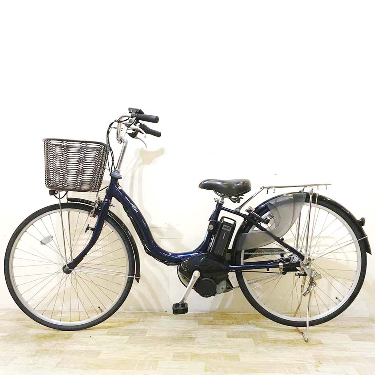 中古電動自転車 ヤマハ PAS ナチュラ M ネイビー 26インチ KC018