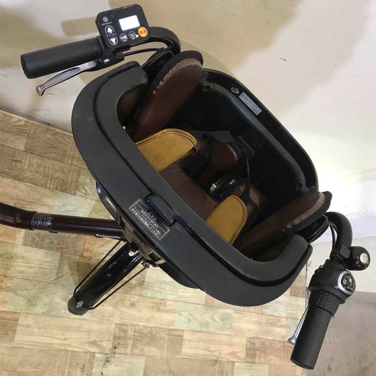 中古電動自転車 パナソニック ギュット ミニ DX ブラウン 20インチ KC019