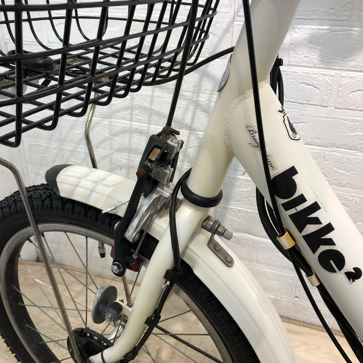 中古電動自転車 ブリヂストン bikke 2 e ビッケ ツー イー ホワイト 20インチ YD061