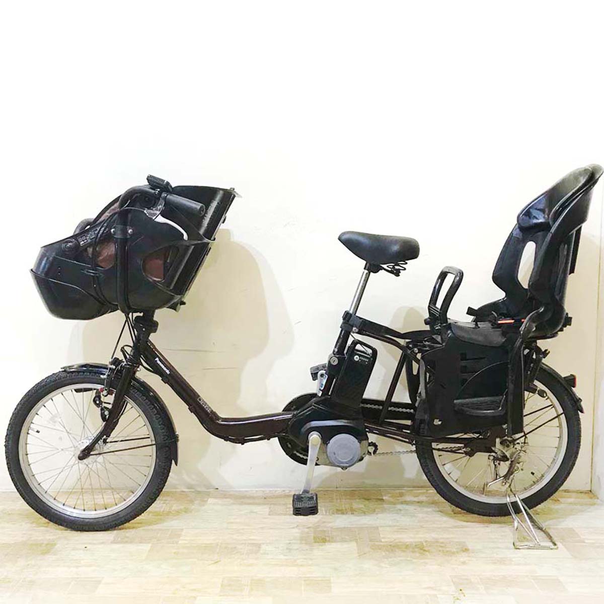 中古電動自転車 パナソニック ギュット ミニ DX ブラウン 20インチ KC019