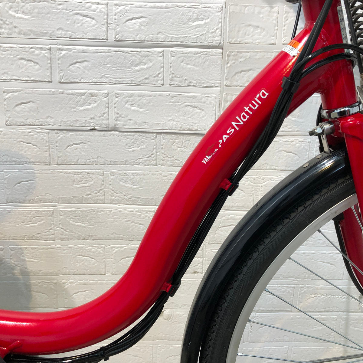 中古電動自転車 ヤマハ PAS ナチュラ M レッド 26インチ YD062