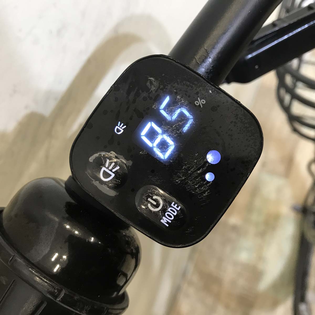 中古電動自転車 ブリヂストン bikke MOB dd ビッケ モブ dd グレー 前24×後20インチ KC021 