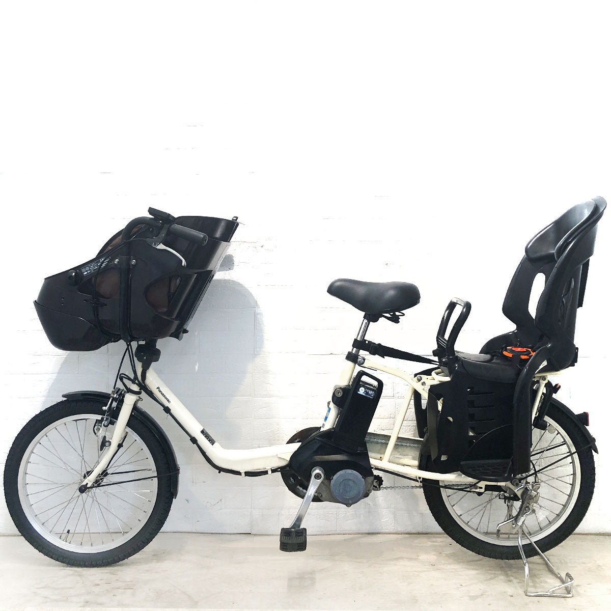 中古電動自転車 パナソニック ギュットミニDX ホワイト 20インチ YI069