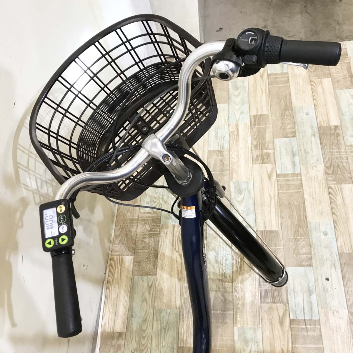 中古電動自転車 ヤマハ PAS ウィズ ネイビー 26インチ KH013