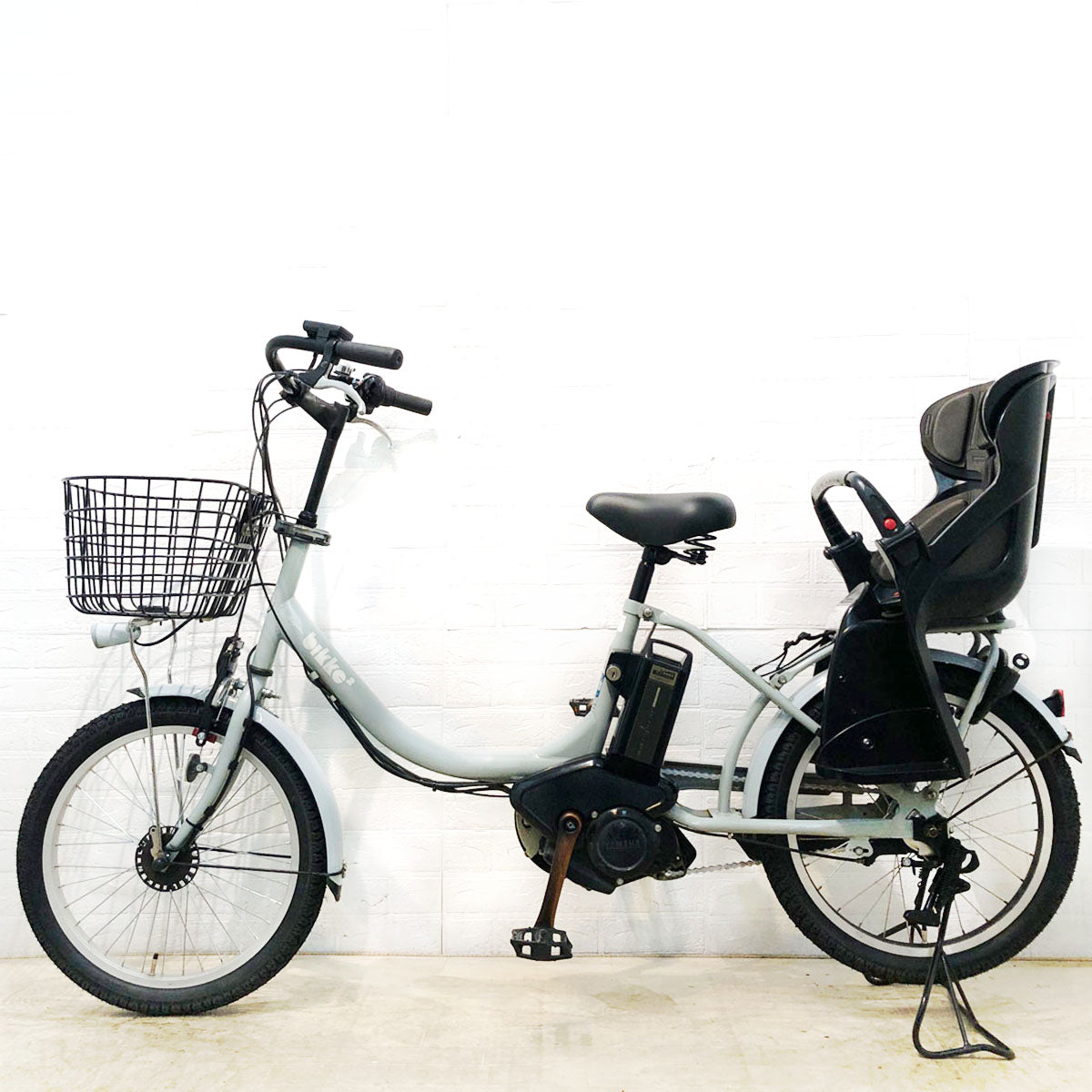 中古電動自転車 ブリヂストン bikke 2 e ビッケ ツー イー グレー 20インチ YD064