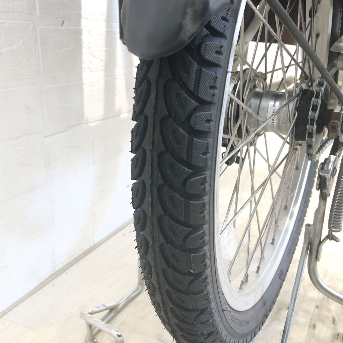 中古電動自転車 パナソニック ギュットミニDX ホワイト 20インチ YI069