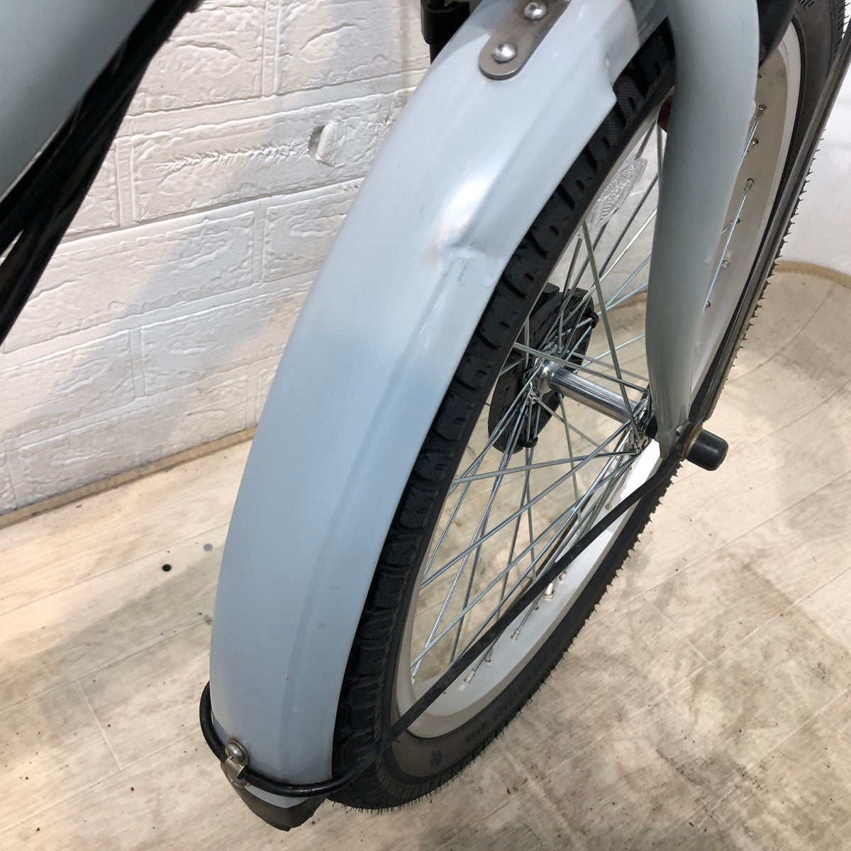 中古電動自転車 ブリヂストン bikke 2 e ビッケ ツー イー グレー 20インチ YD064