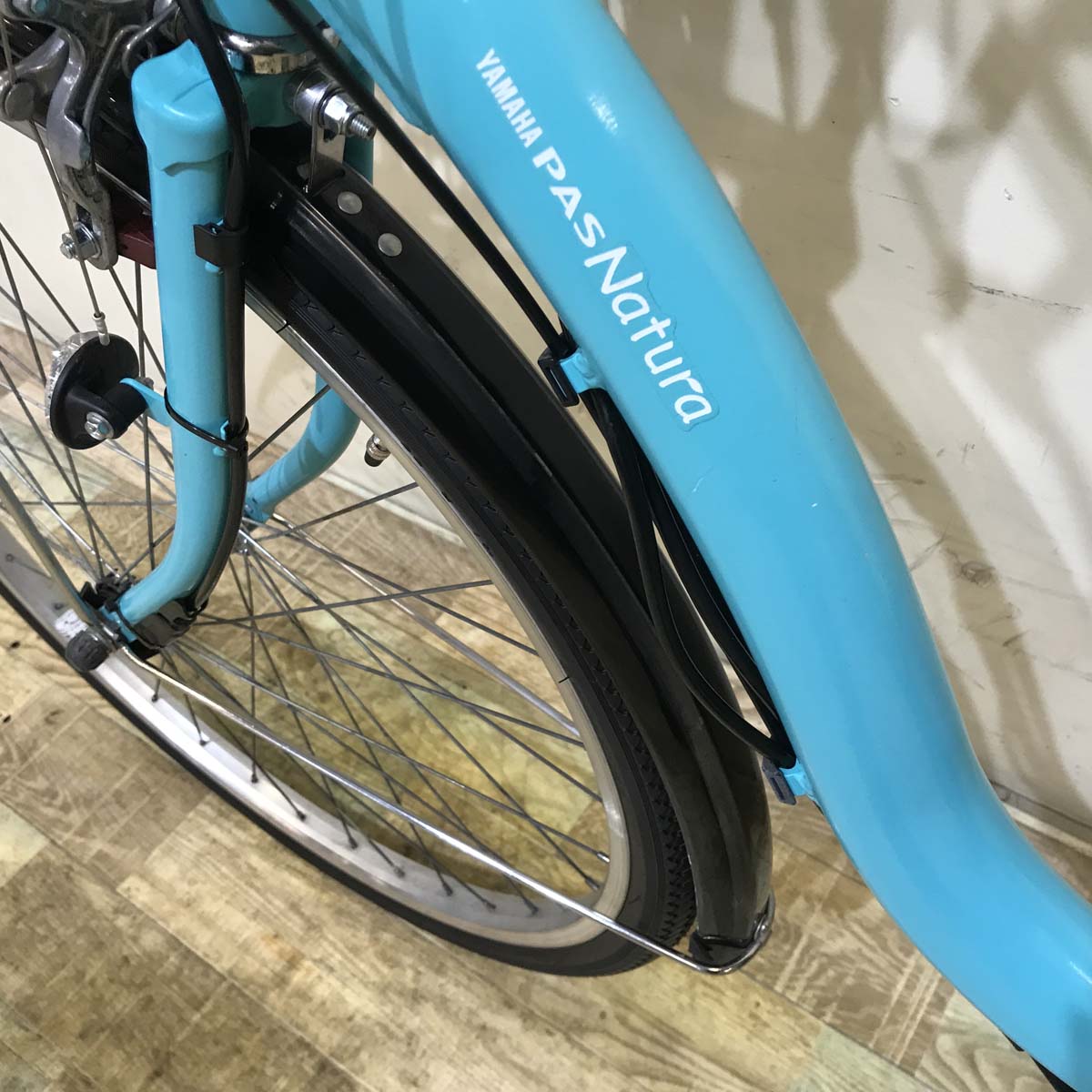 中古電動自転車  ヤマハ PAS ナチュラ M ブルー 26インチ KC024