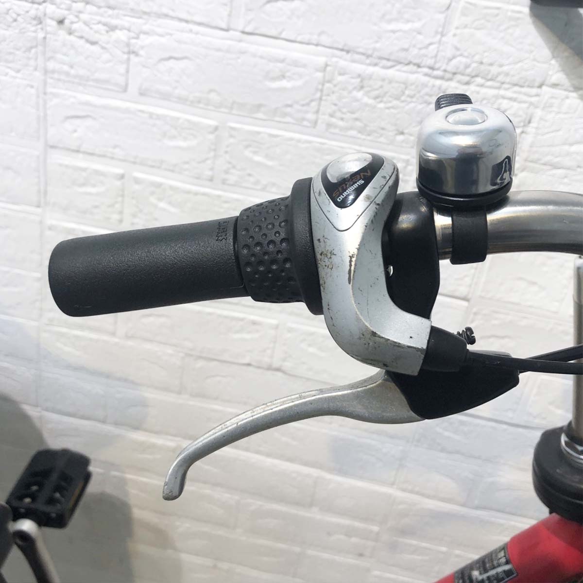 中古電動自転車 パナソニック ビビDX レッド 26インチ YI072