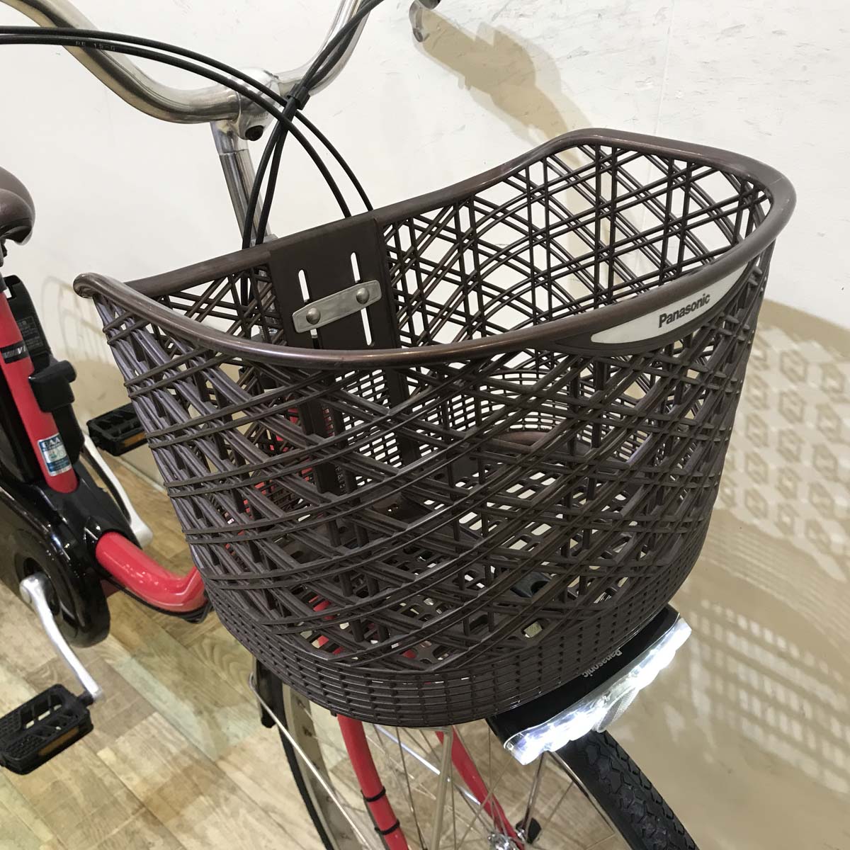 中古電動自転車  パナソニック ビビ DX レッド 24インチ KC026