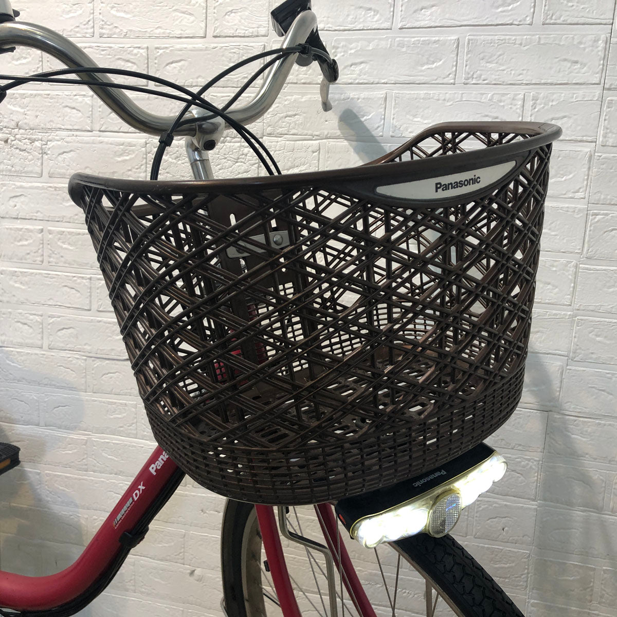 中古電動自転車 パナソニック ビビ DX レッド 26インチ YD068