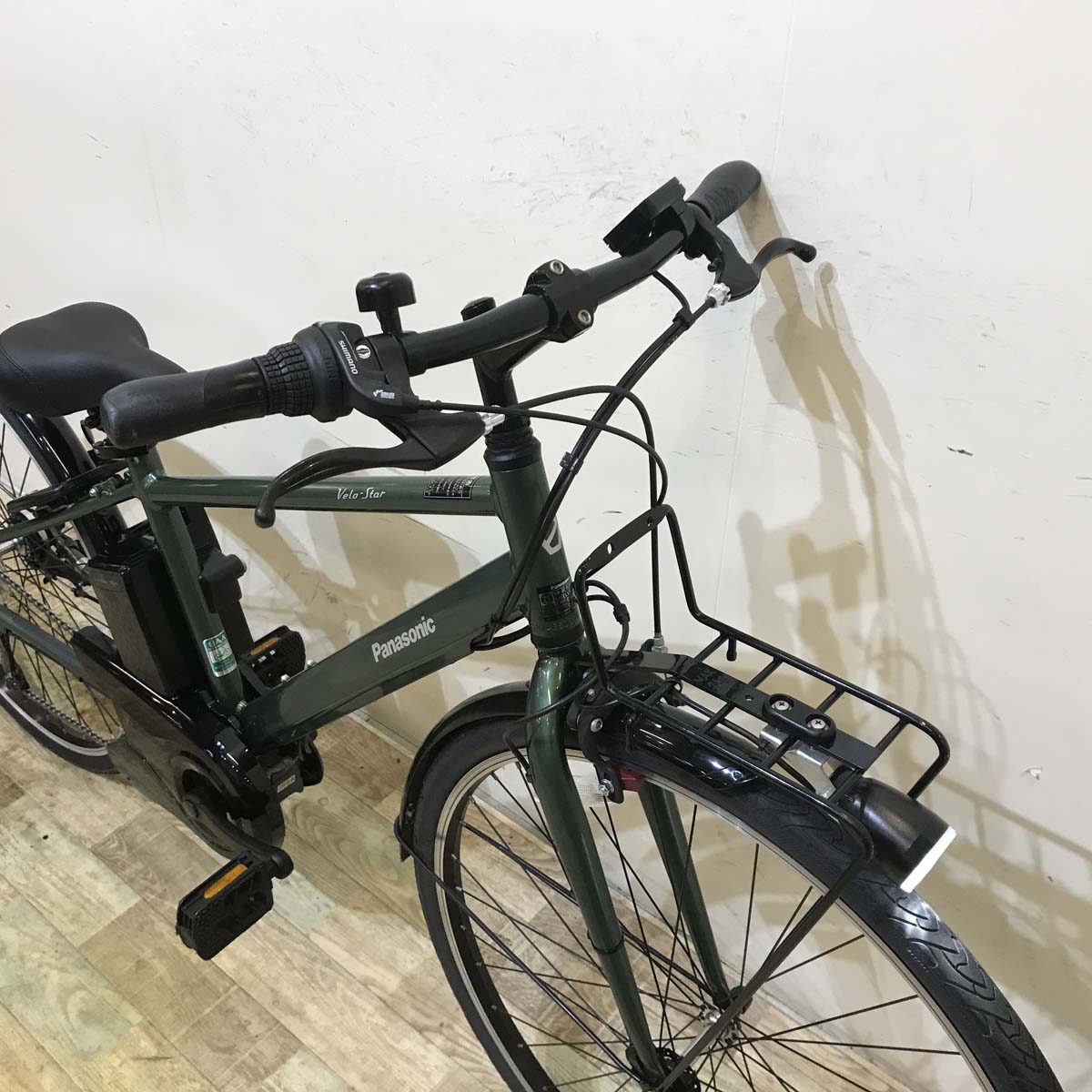 中古電動自転車 パナソニック ベロスター グリーン 700×38C KC027