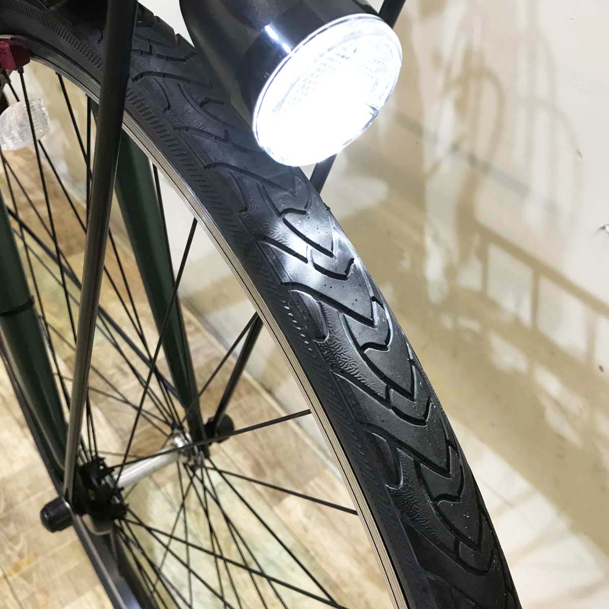 中古電動自転車 パナソニック ベロスター グリーン 700×38C KC027