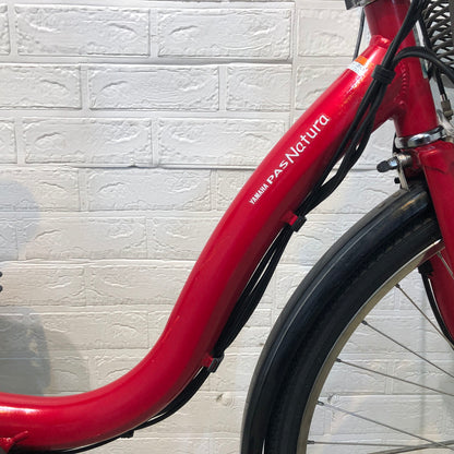 ヤマハ PAS ナチュラ XL レッド 26インチ YD069 【中古車】