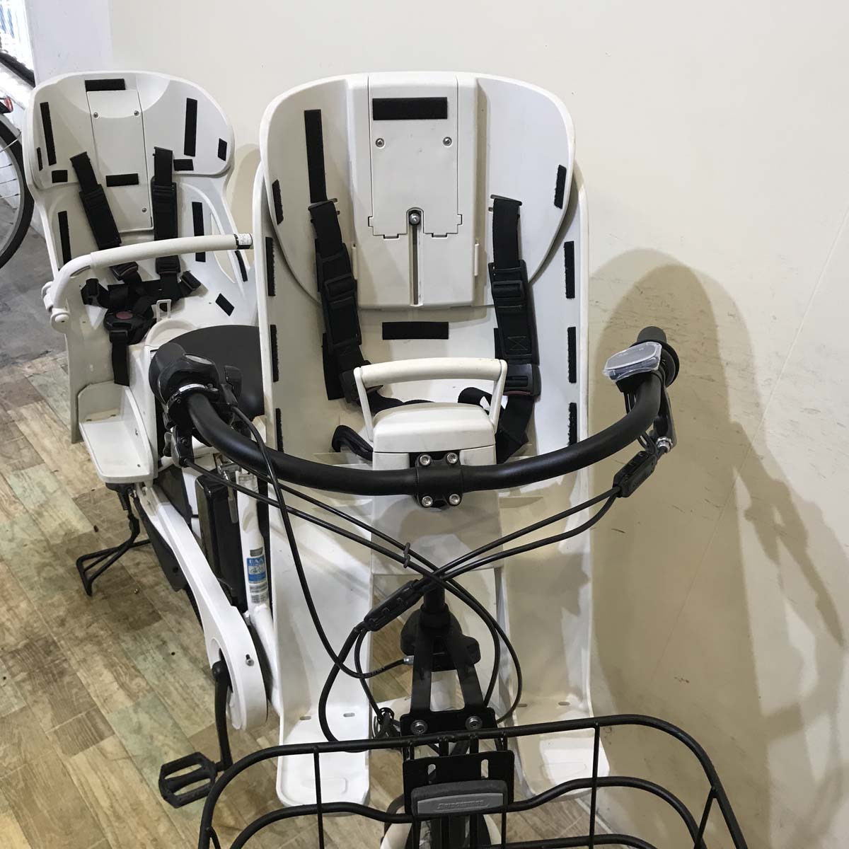 中古電動自転車 ブリヂストン bikke MOB dd ビッケ モブ dd ホワイト 前24×後20インチ KC028 