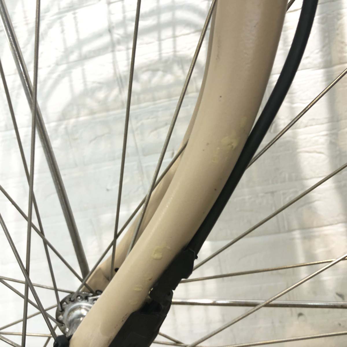 中古電動自転車 ブリヂストン アシスタDX ベージュ 26インチ YI074