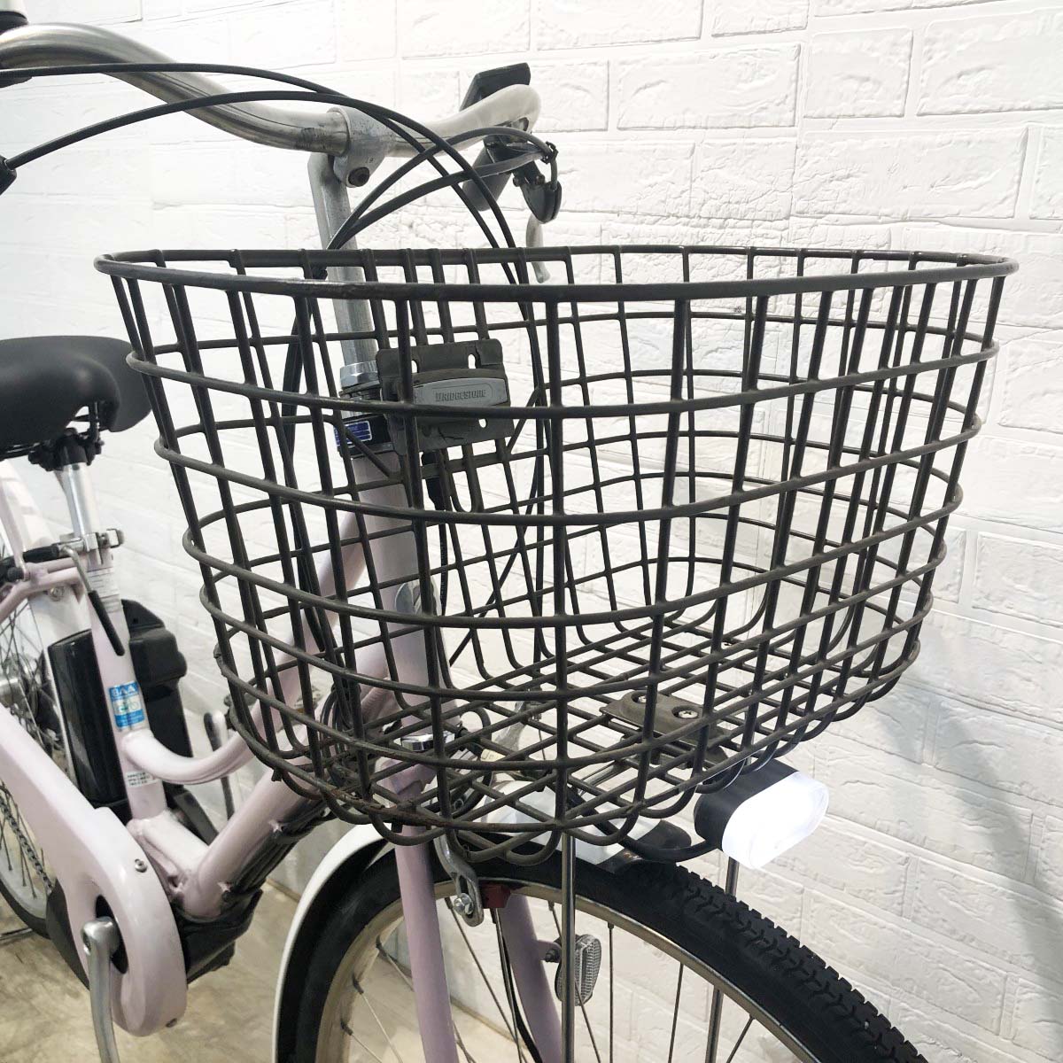 中古電動自転車 ブリヂストン アシスタプリマ ピンク 26インチ YI075