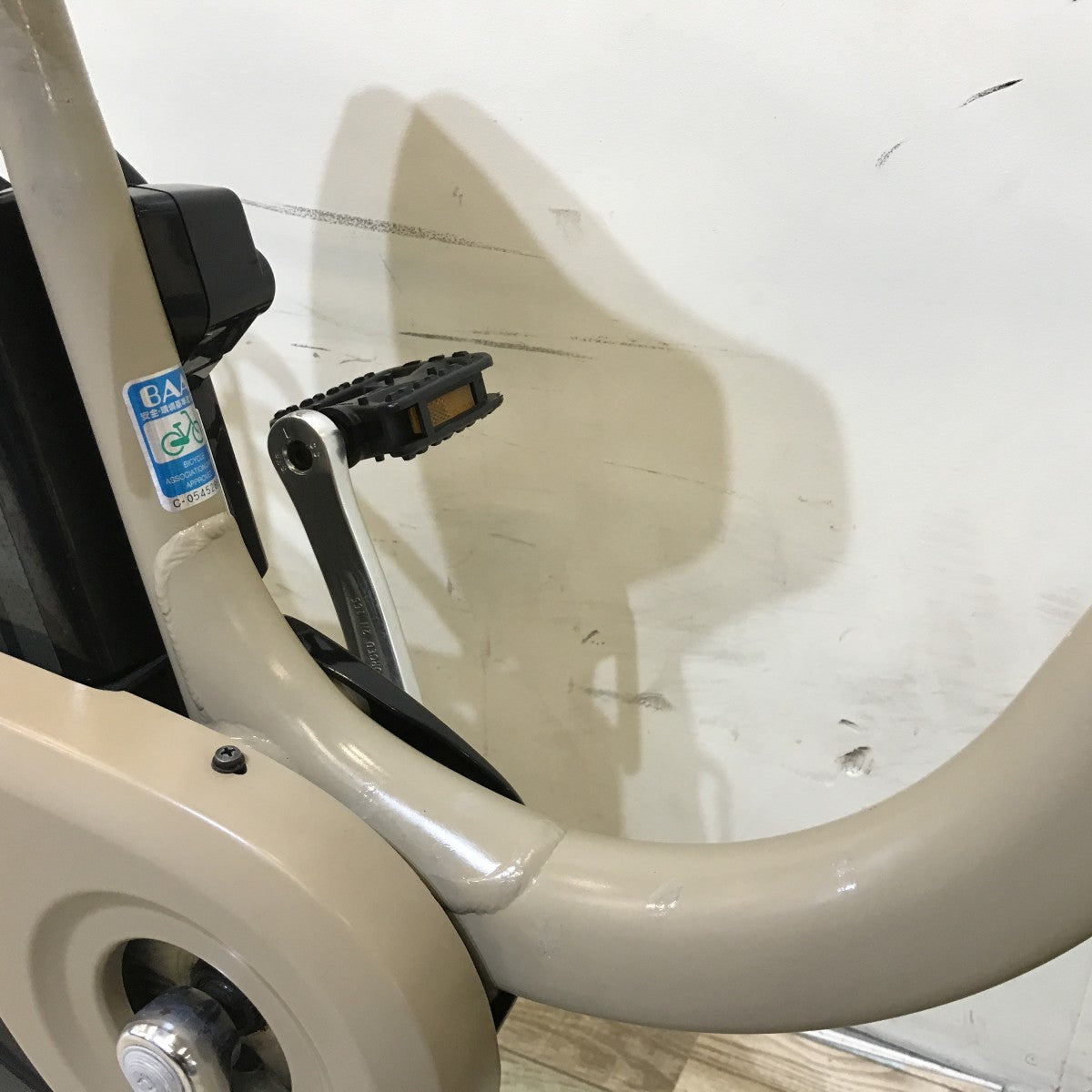 中古電動自転車 ヤマハ PAS ウィズ ベージュ 26インチ KH018
