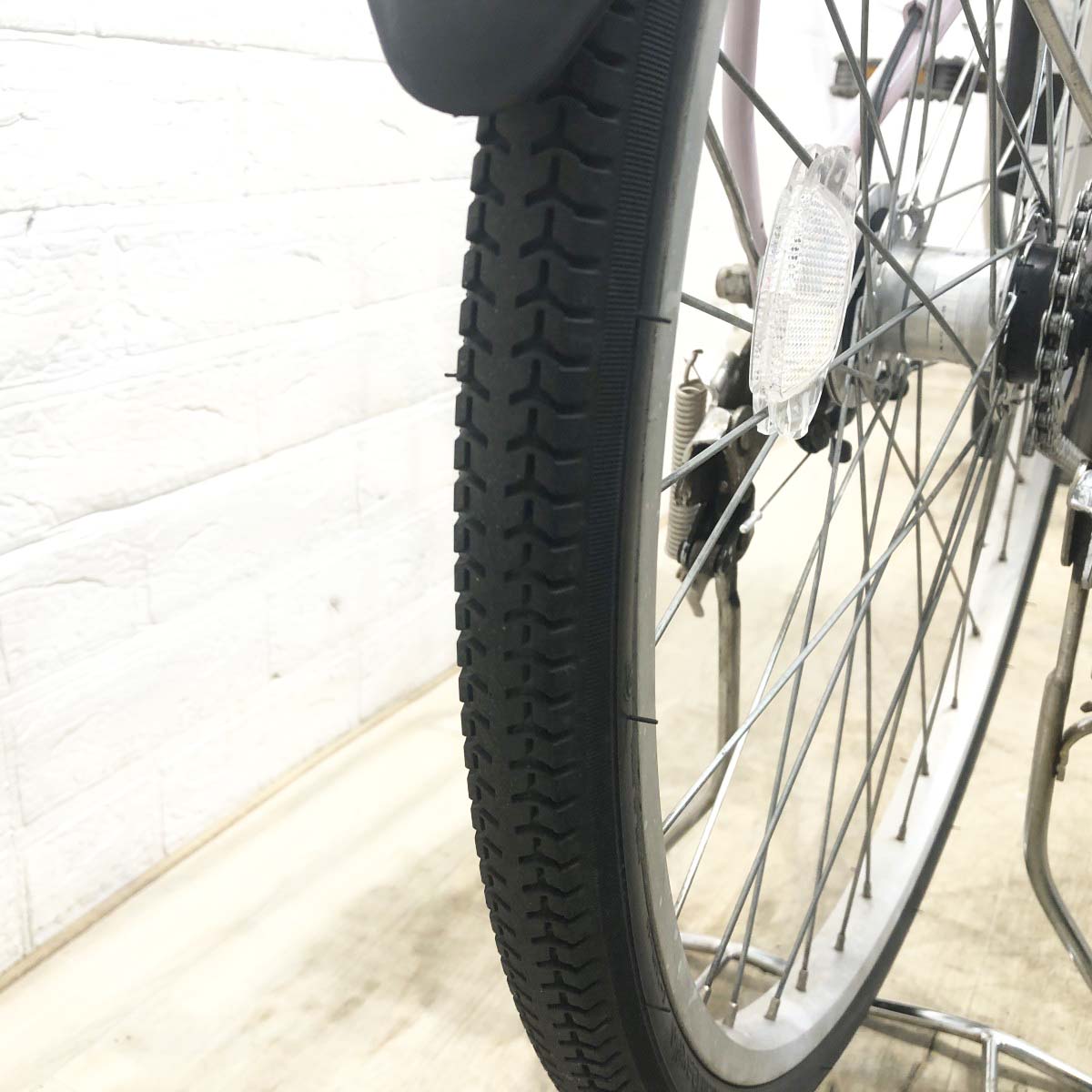 中古電動自転車 ブリヂストン アシスタプリマ ピンク 26インチ YI075