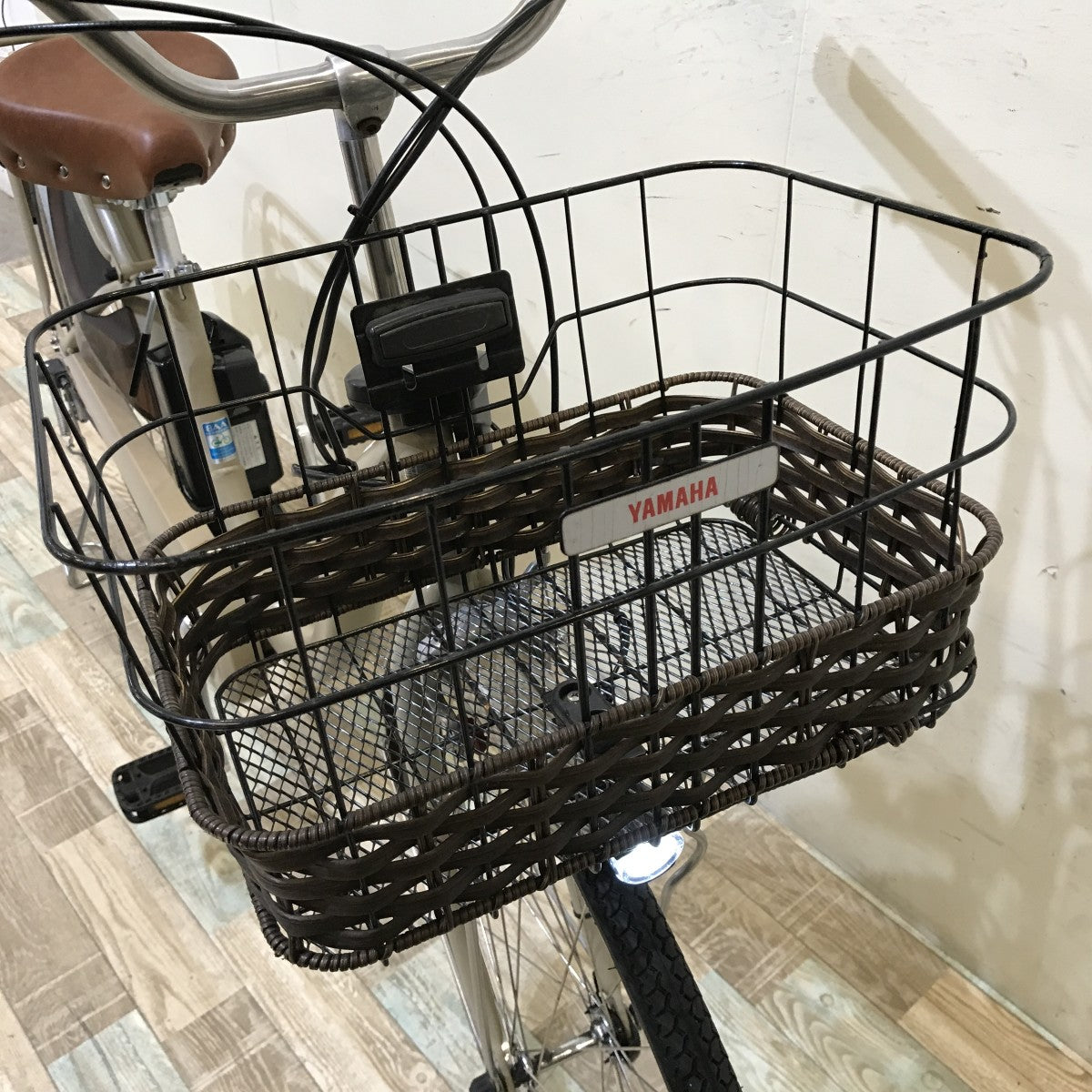 中古電動自転車 ヤマハ PAS ウィズ ベージュ 26インチ KH018