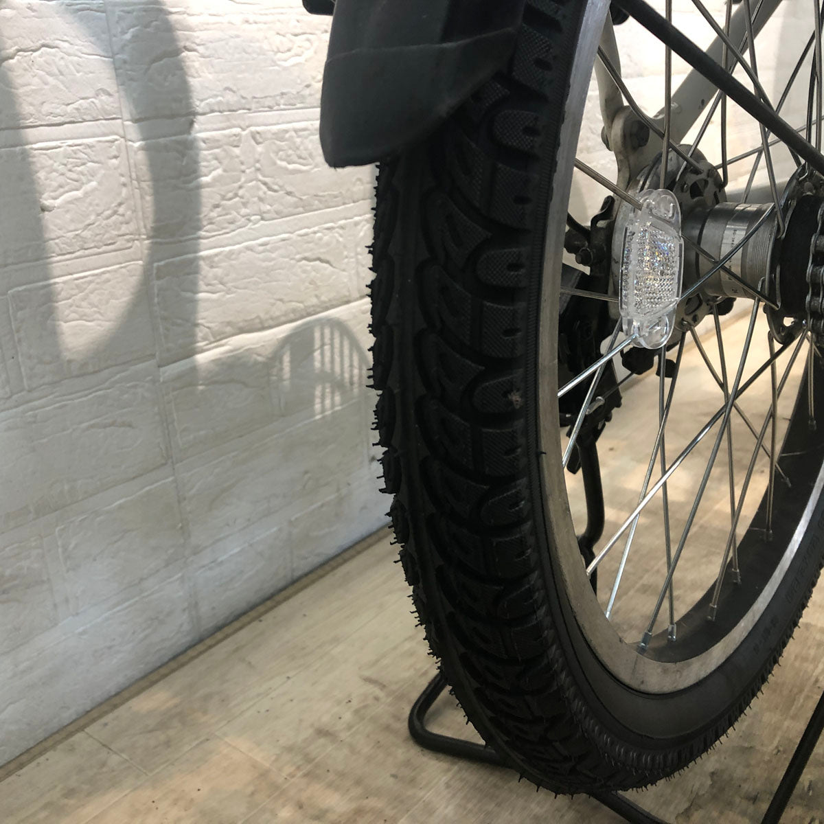 中古電動自転車 ヤマハ PAS Kiss mini パス キッス ミニ ホワイト 20インチ YD070