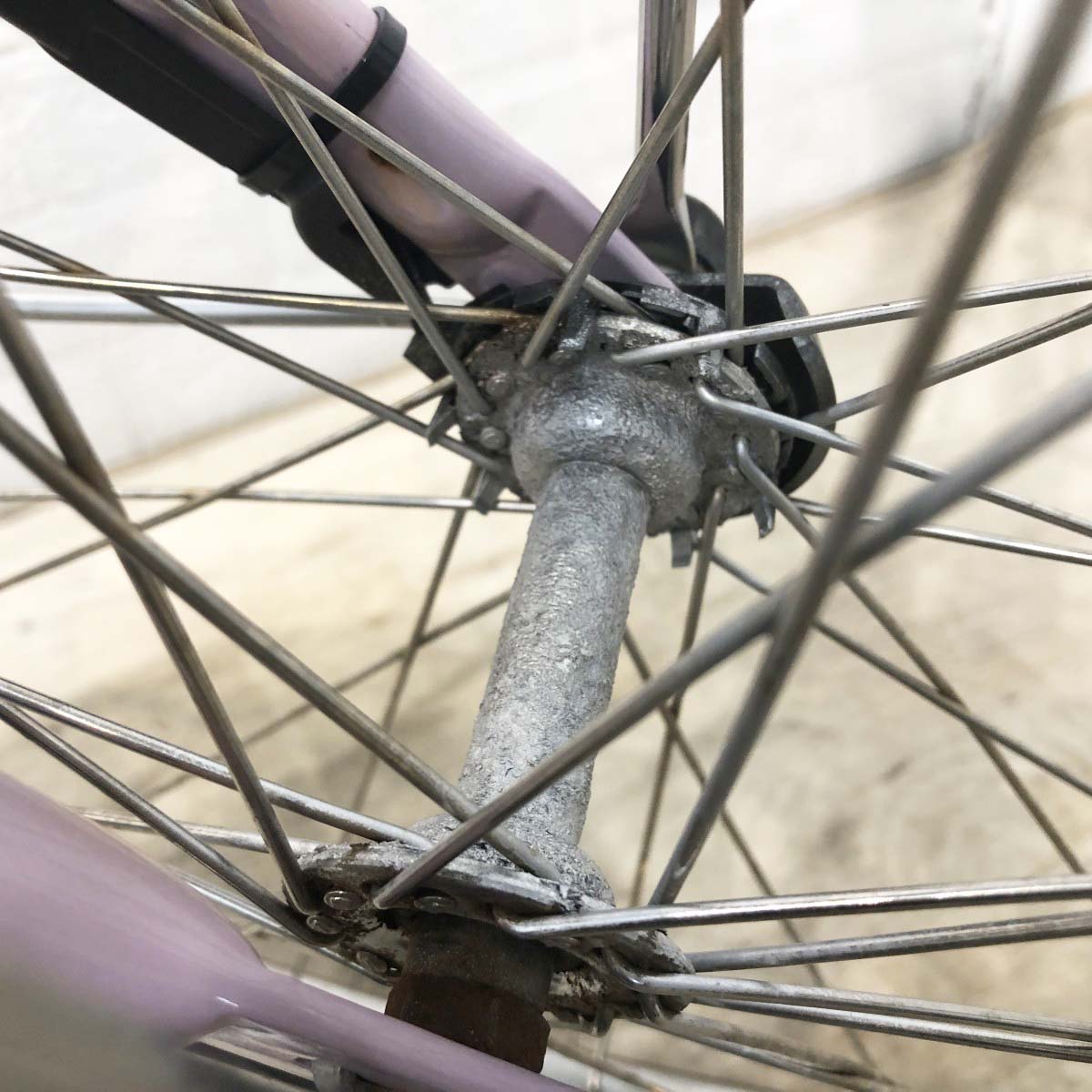 中古電動自転車 ブリヂストン アシスタプリマ ピンク 26インチ YI075