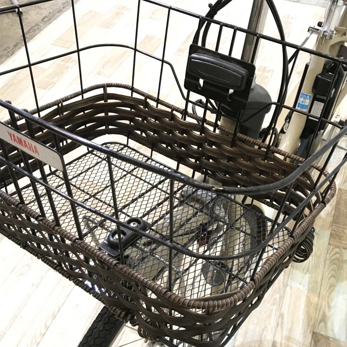 中古電動自転車 ヤマハ PAS ウィズ ベージュ 26インチ KH018