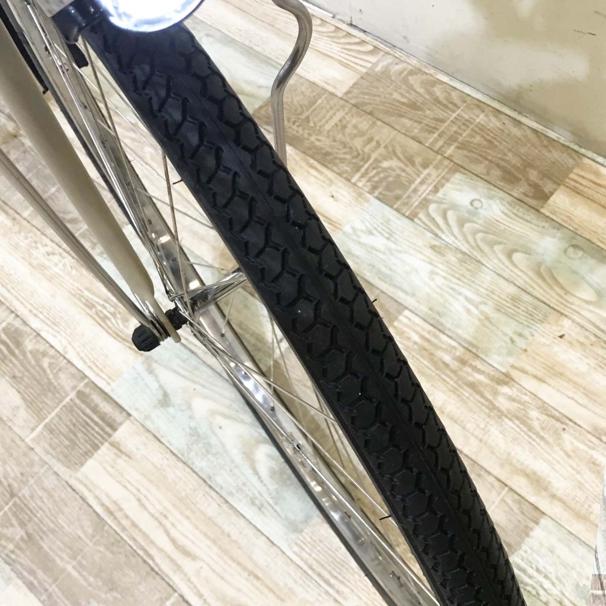 中古電動自転車 ヤマハ PAS ウィズ ベージュ 26インチ KH018