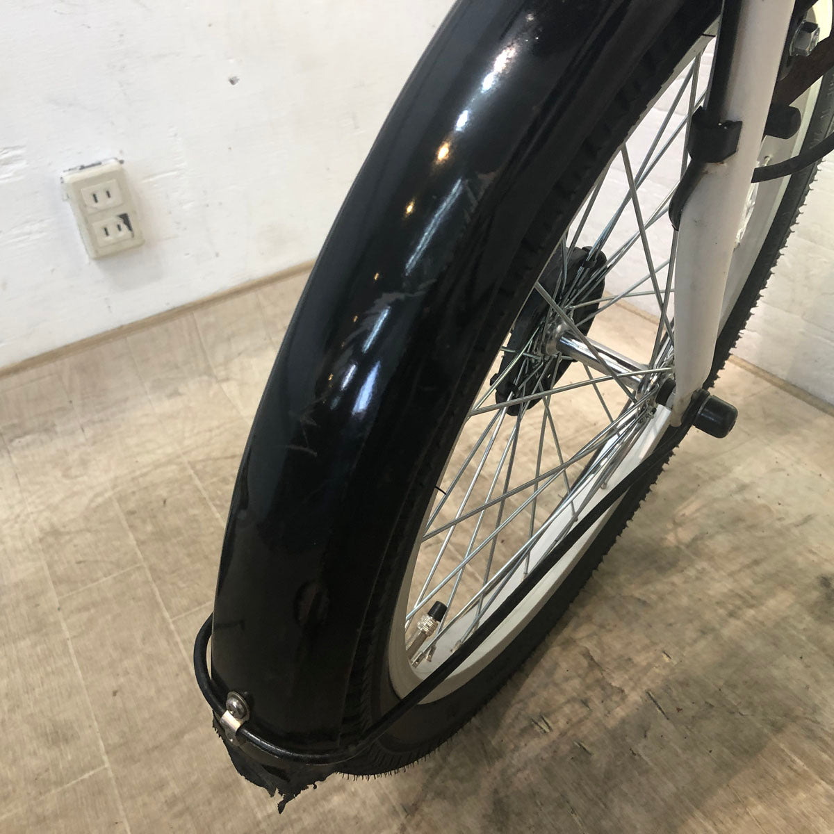 中古電動自転車 ヤマハ PAS Kiss mini パス キッス ミニ ホワイト 20インチ YD070