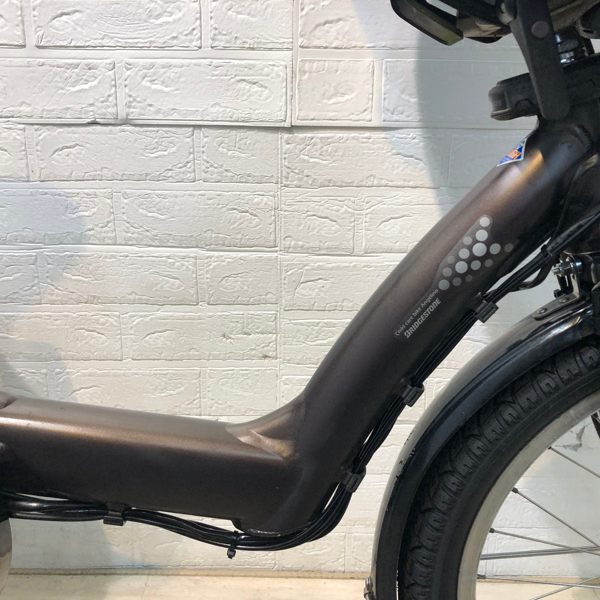 中古電動自転車 ブリヂストン アンジェリーノ プティット e ブラウン 