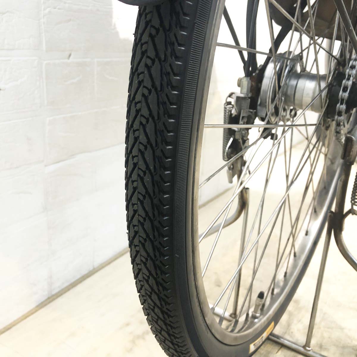 中古電動自転車 パナソニック ギュットDX ブラック 22×26インチ YI076