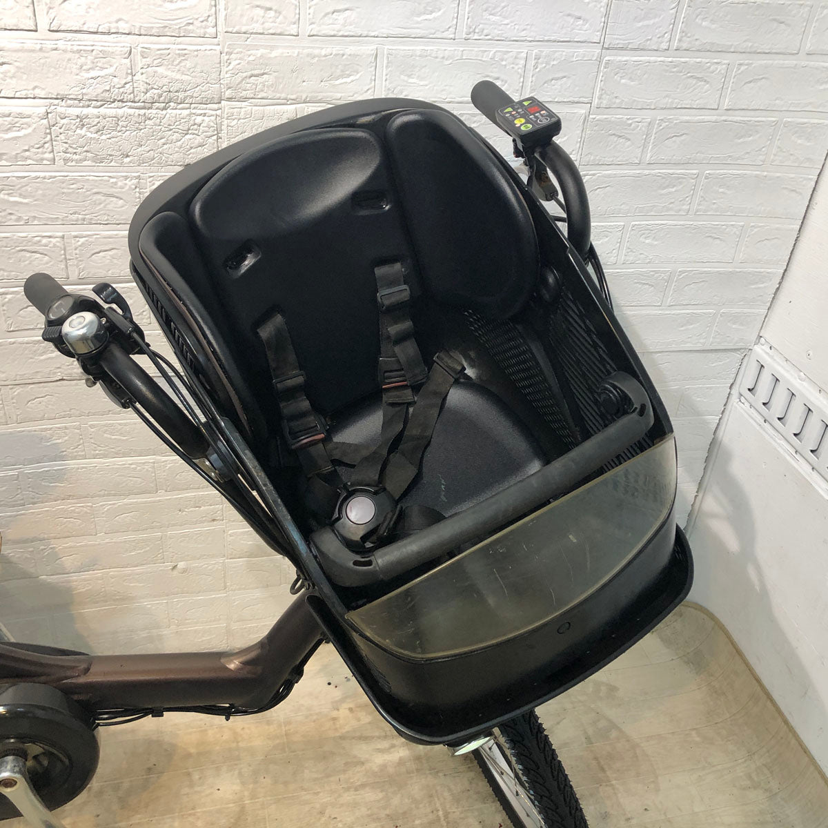 訳あり ブリヂストン アンジェリーノ プティット e ブラウン 20インチ YD071【中古車】
