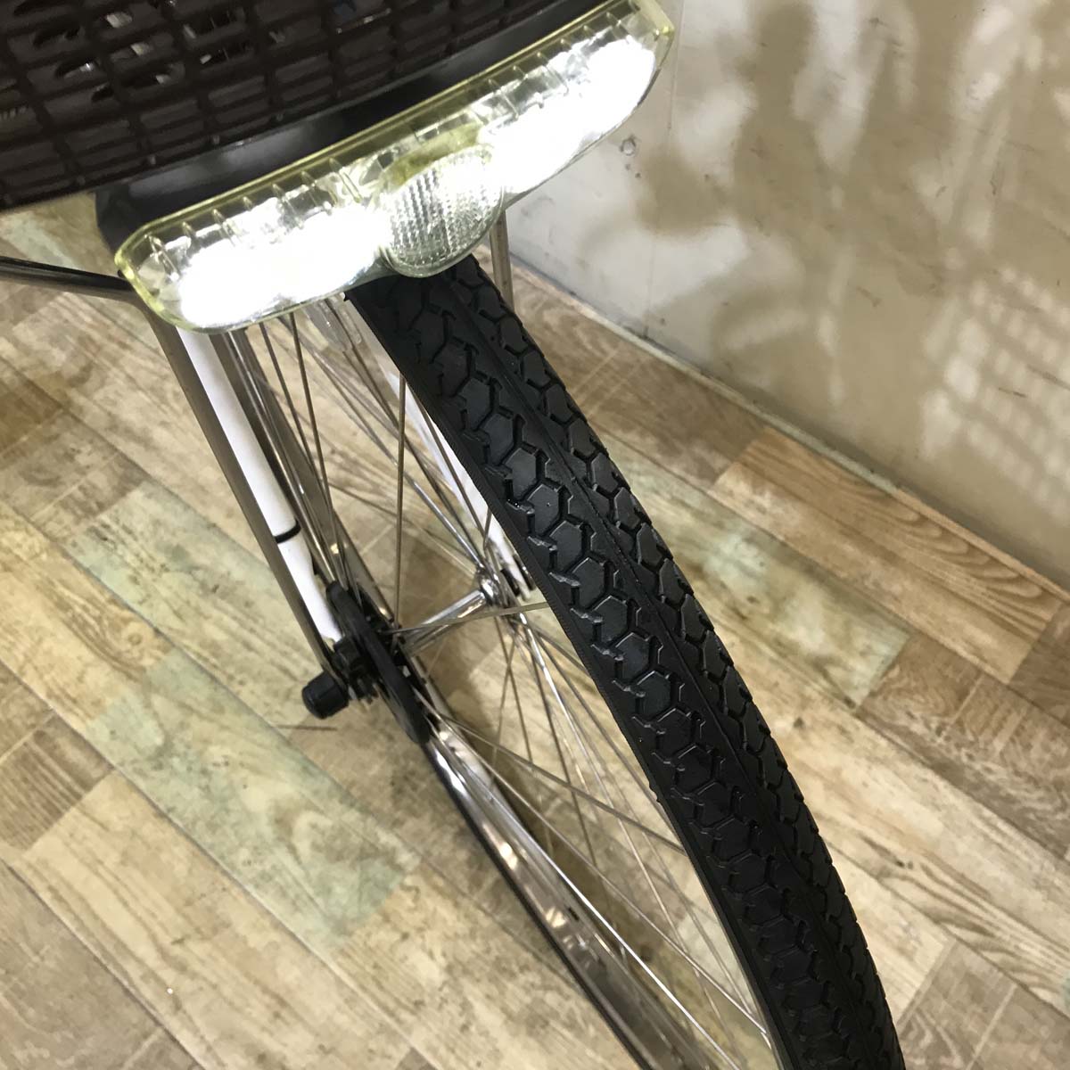 中古電動自転車  パナソニック ビビ DX ホワイト 26インチ KC031