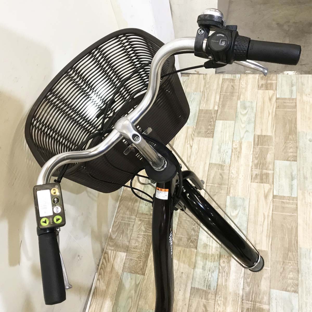 中古電動自転車 ヤマハ PAS ウィズ ブラウン 26インチ KH021