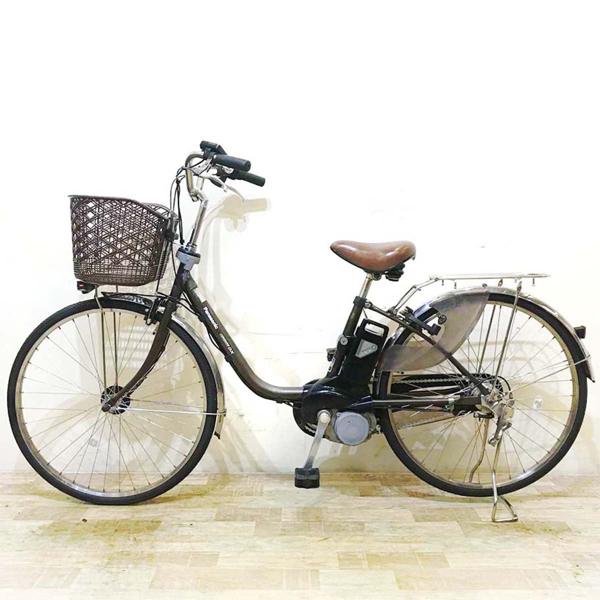 中古電動自転車  パナソニック ビビ DX ブラウン 26インチ KC032 