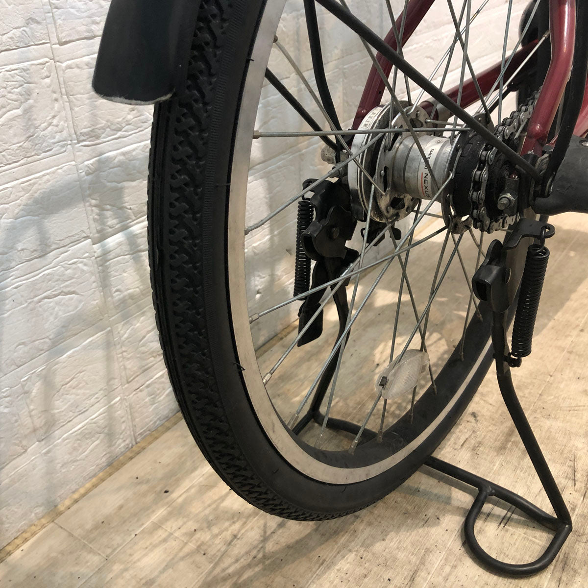 ブリヂストン リアルストリーム ミニ レッド 20インチ YR004 【中古車】