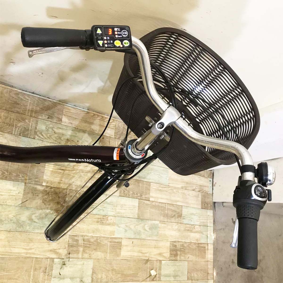 中古電動自転車  ヤマハ PAS ナチュラ M ブラウン 26インチ KC033