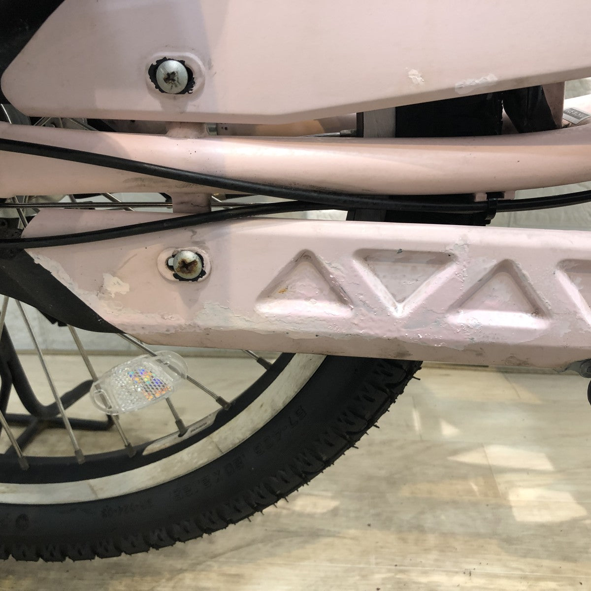 中古電動自転車 ヤマハ PAS バビーアン ピンク 20インチ YI078