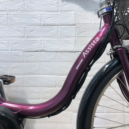 ブリヂストン アシスタ DX パープル 24インチ YR008 【中古車】