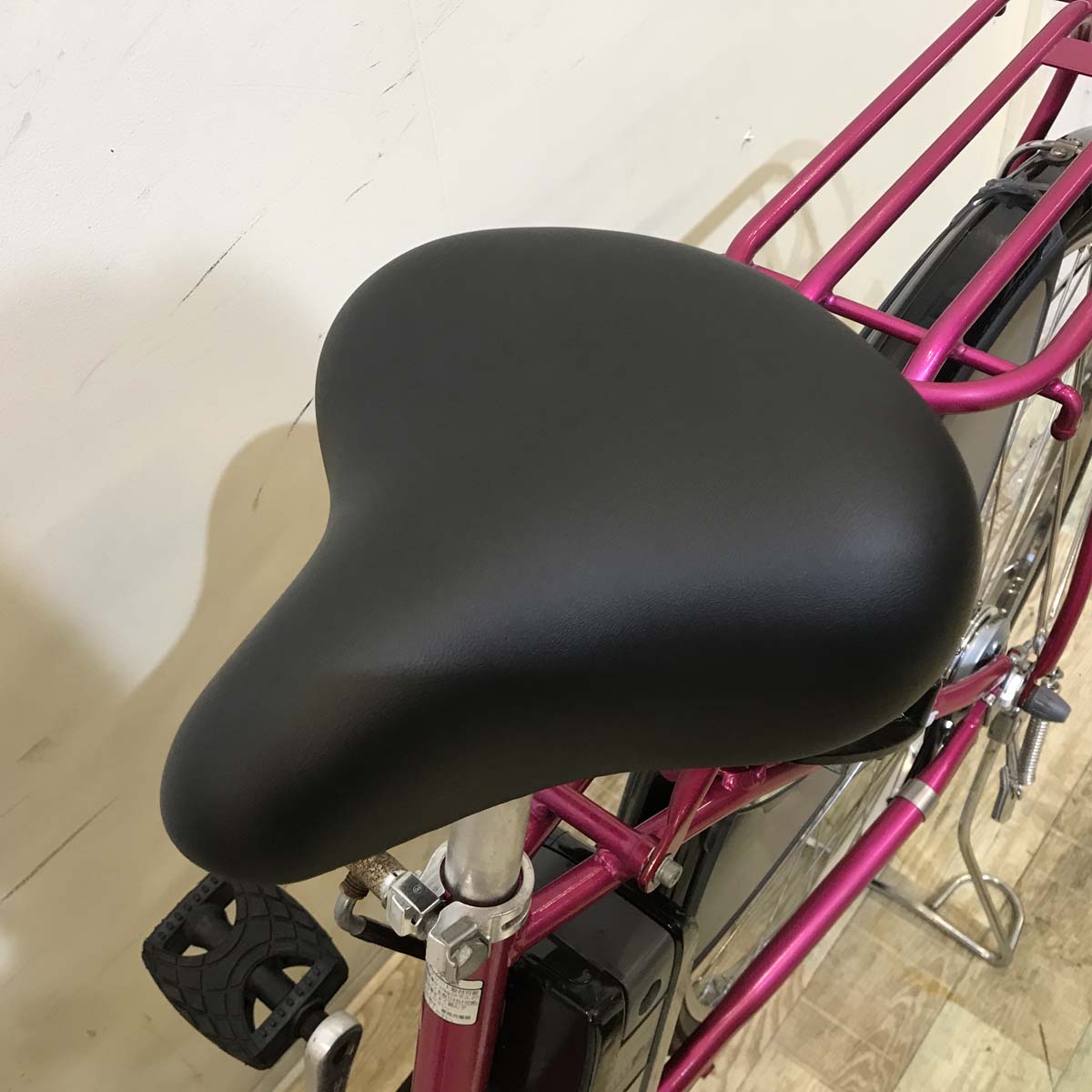 中古電動自転車 ブリヂストン アシスタ ピンク 26インチ KC034 