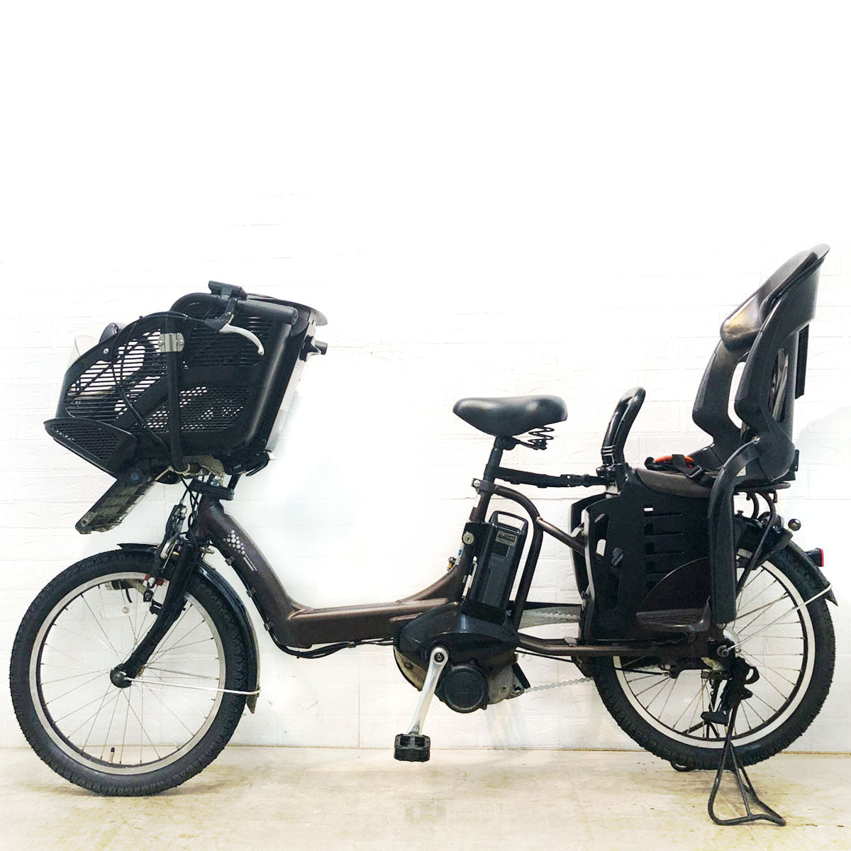 中古電動自転車 ブリヂストン アンジェリーノ プティット e ブラウン 20インチ YD075