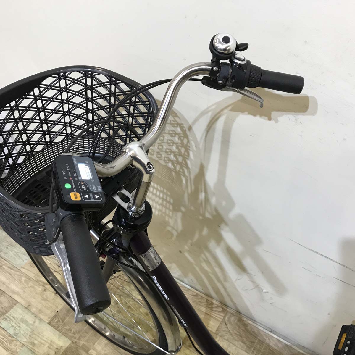 中古電動自転車 パナソニック ビビ DX パープル 26インチ KC035