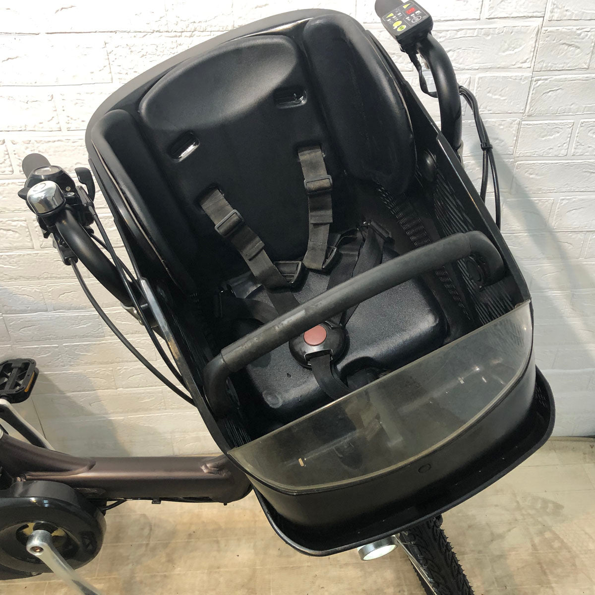 中古電動自転車 ブリヂストン アンジェリーノ プティット e ブラウン 20インチ YD075