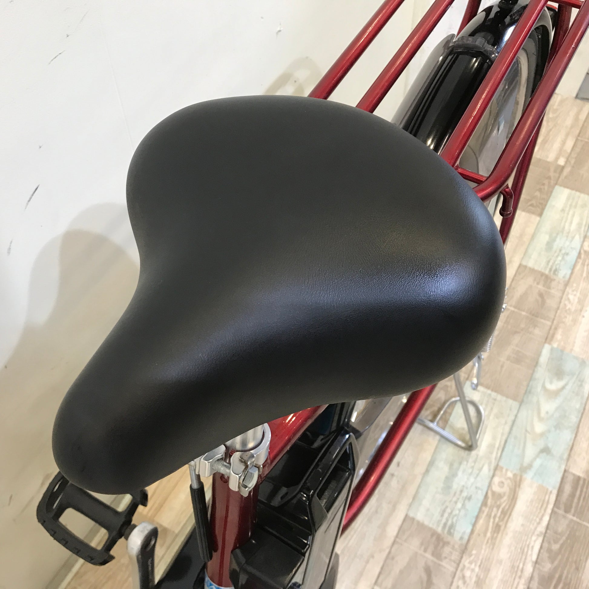 中古電動自転車 ヤマハ PAS ウィズ レッド 26インチ KH024
