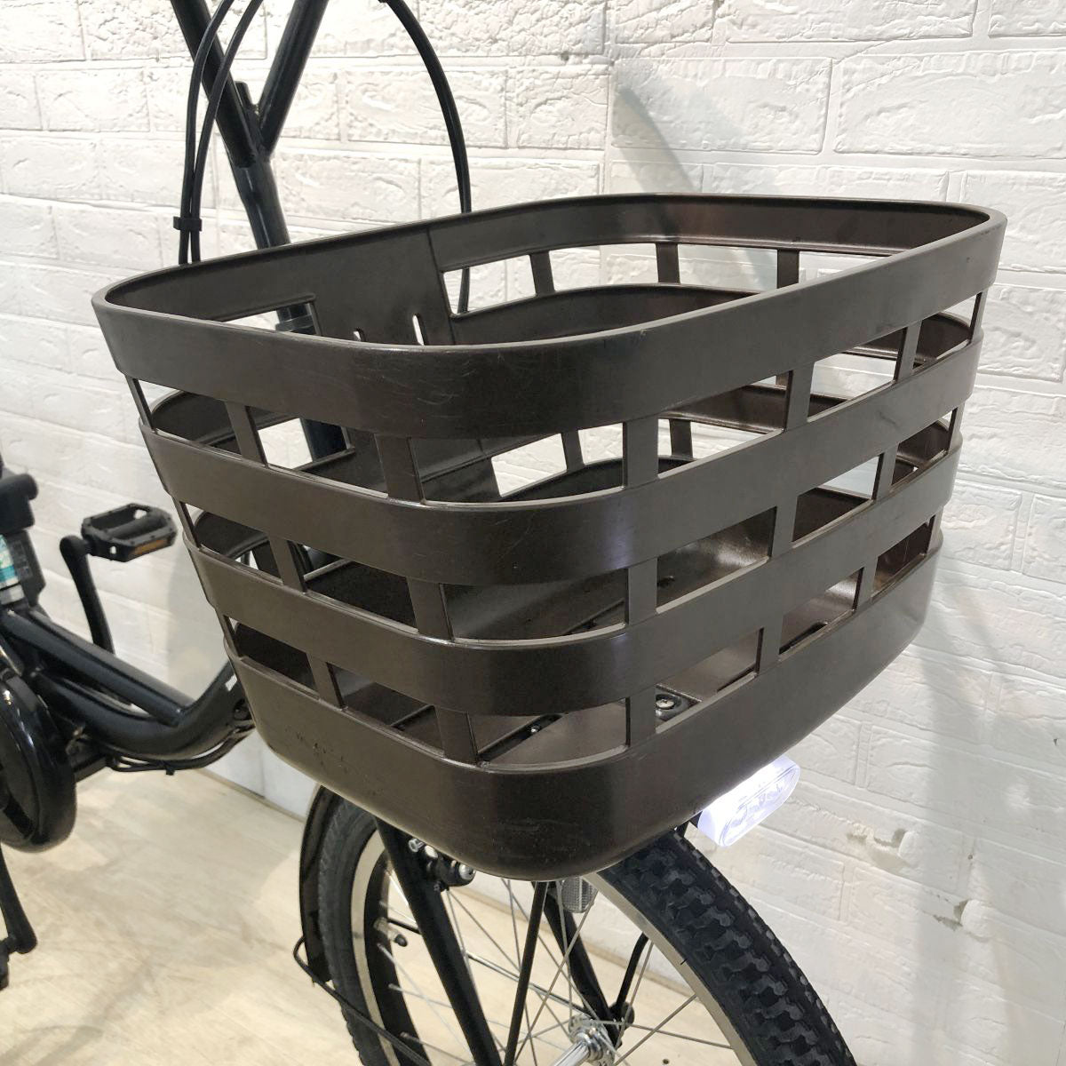 中古電動自転車 ブリヂストン アシスタベーシックミニ ブラック 20×18インチ YJ002