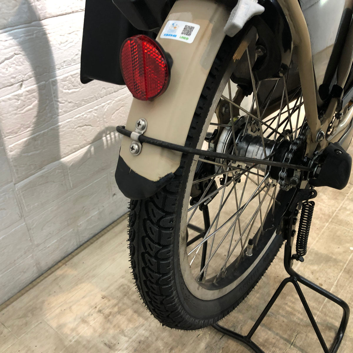 中古電動自転車 ヤマハ PAS Babby XL パス バビー XL ベージュ 20インチ YD076