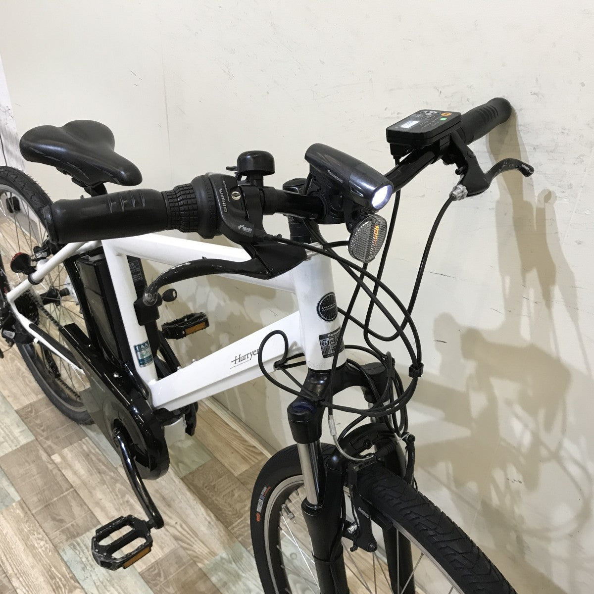 中古電動自転車 パナソニック ハリヤ ホワイト 26インチ KH025 – e-CHARIty