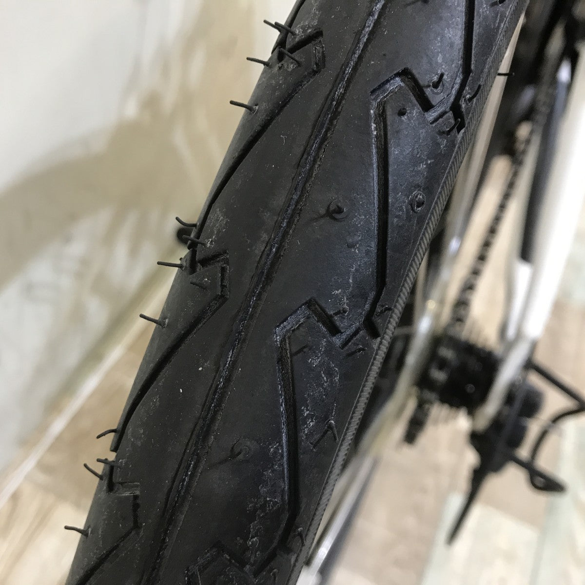 中古電動自転車 パナソニック ハリヤ ホワイト 26インチ KH025