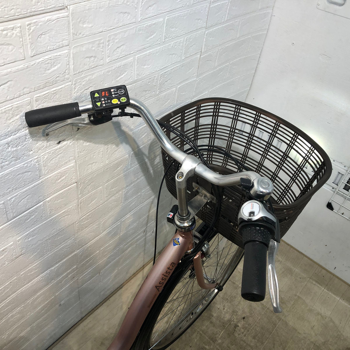 中古電動自転車 ブリヂストン アシスタ DX ピンク 26インチ YD077 