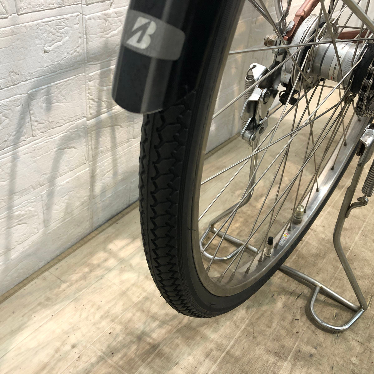 中古電動自転車 ブリヂストン アシスタ DX ピンク 26インチ YD077 – e